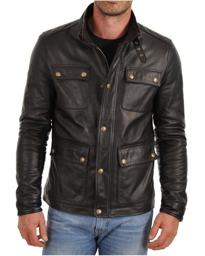 Manteau vintage homme cuir - vintage,