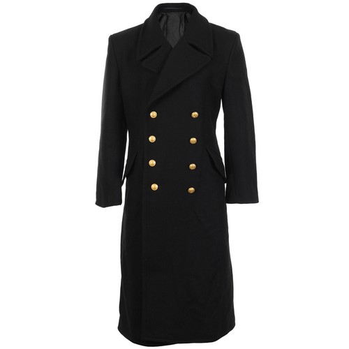 Manteau laine bleu marine - manteau, en