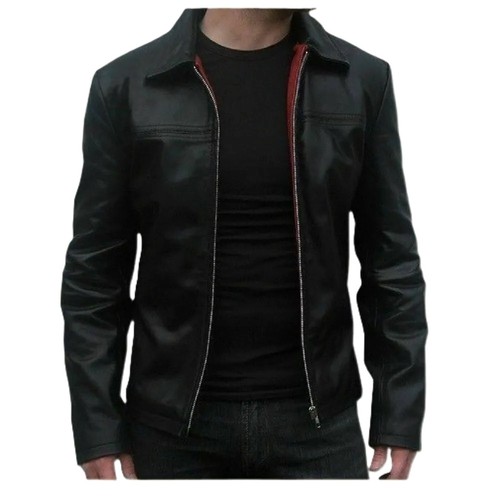 Veste noire base cuir - de, en
